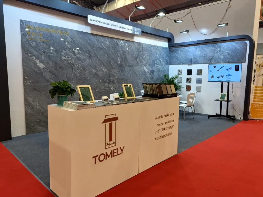 通利TOMELY | 亮相越南展，连纹大理石瓷砖绽放璀璨光芒(图2)